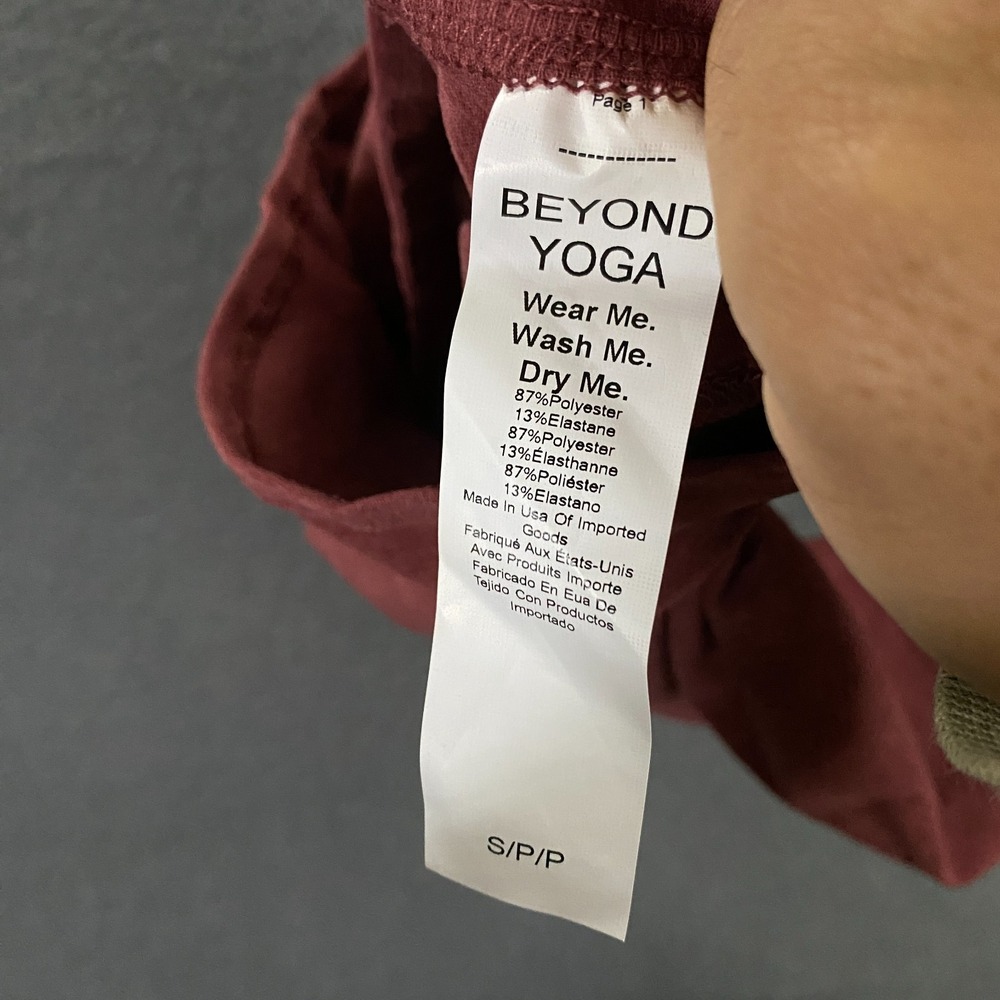Beyond Yoga Beyond Yoga Motivate Spacedye Cropped Tank size Small Red Pink Top - Picture 5 of 8